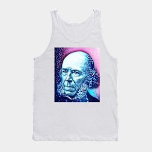 Herbert Spencer Snowy Portrait | Herbert Spencer Artwork 13 Tank Top